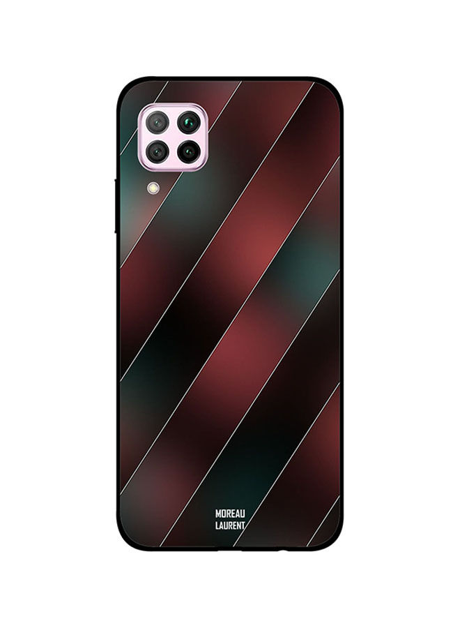 Moreau Laurent Red and Black Gradient Printed Back Cover for Huawei Nova 7i