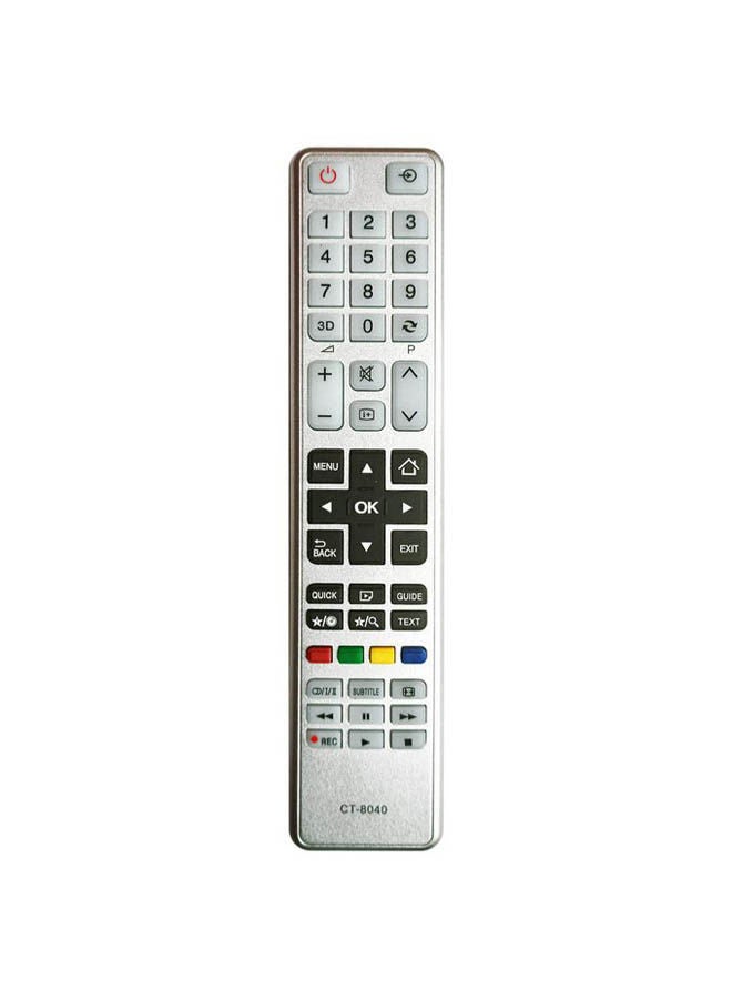 Remote Control for Toshiba Smart TV, White  - CT-8040