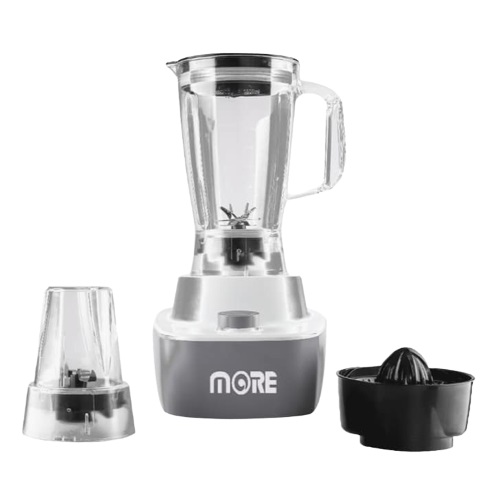 More Countertop Blender with Grinder and Juice Extractor, 700 Watt, Multi-Color- MBL-703PJ
