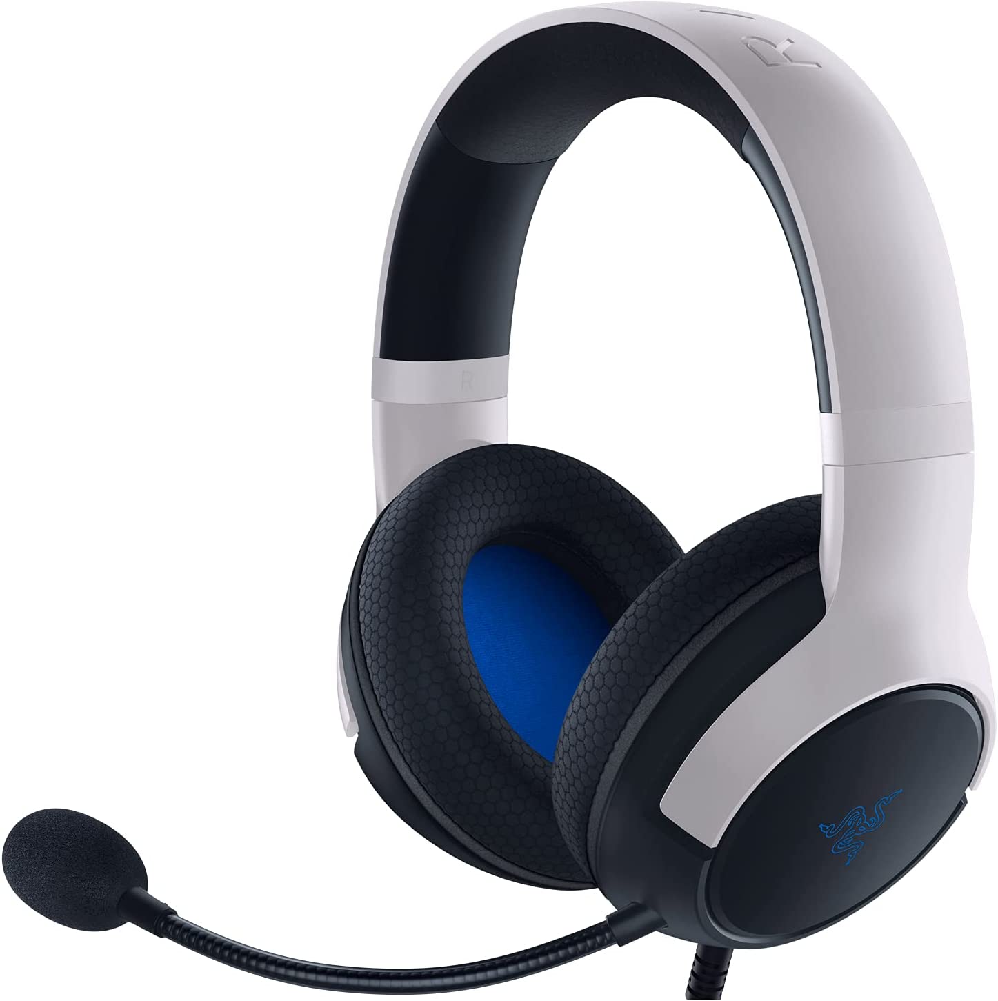 Razer Kaira X Wired Over-Ear Headphones- White and Black