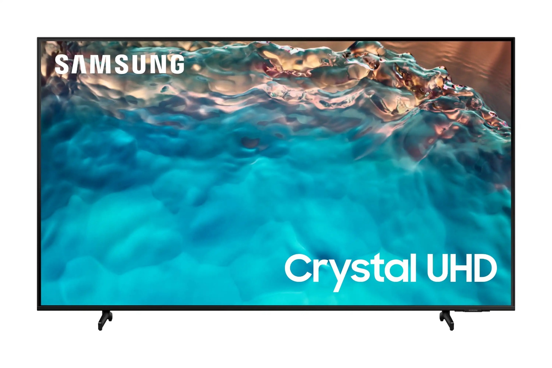Samsung 55 Inch 4K UHD Smart LED TV with Built in Receiver - 55CU8000 with ETI TV Wall Mount, 26 to 55 Inch, Black - TX40