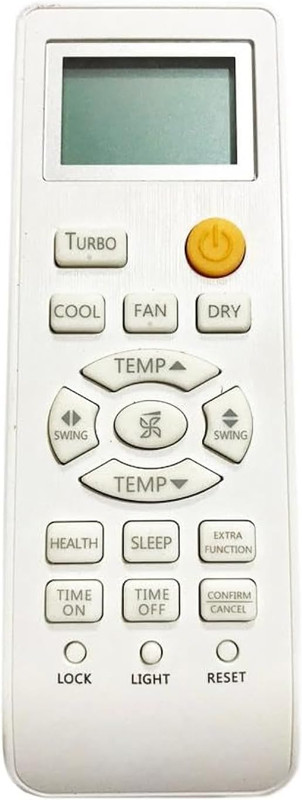 Remote Control for Nikai Air Conditioners - White