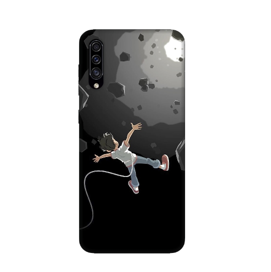 Boy Fall Printed Back Cover for Samsung Galaxy A50
