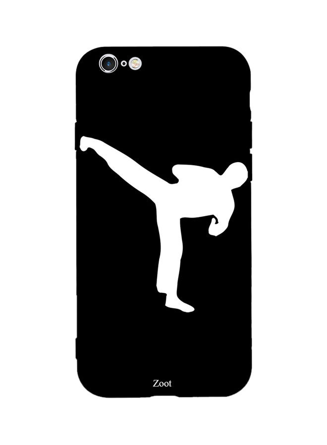 Karate BNW Black And White Printed Back Cover for Apple iPhone 6S Plus