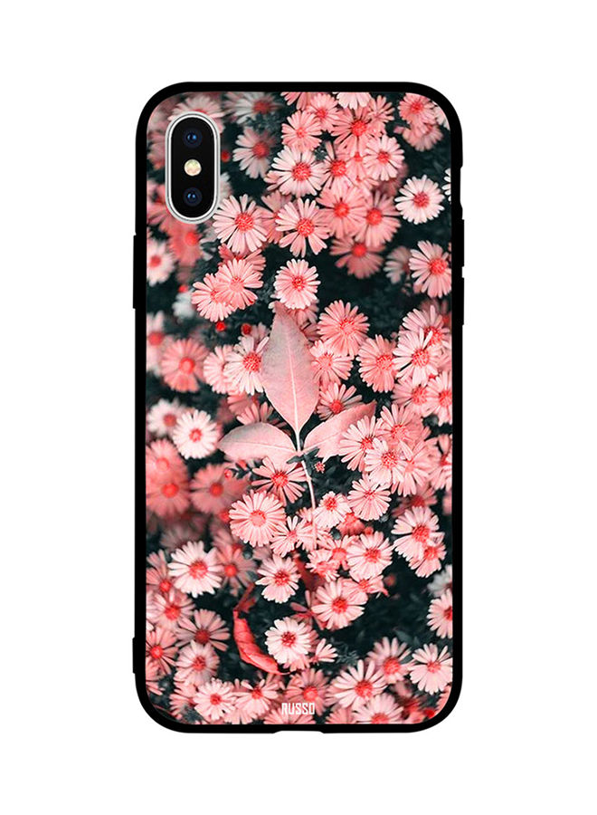 Pink Roses Printed Back Cover for Apple iPhone XS