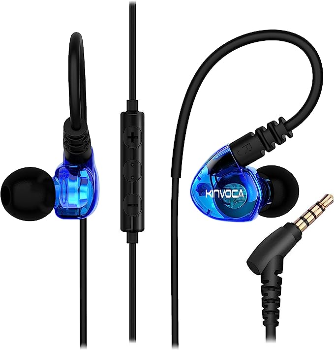 Earhook headphones with mic sale