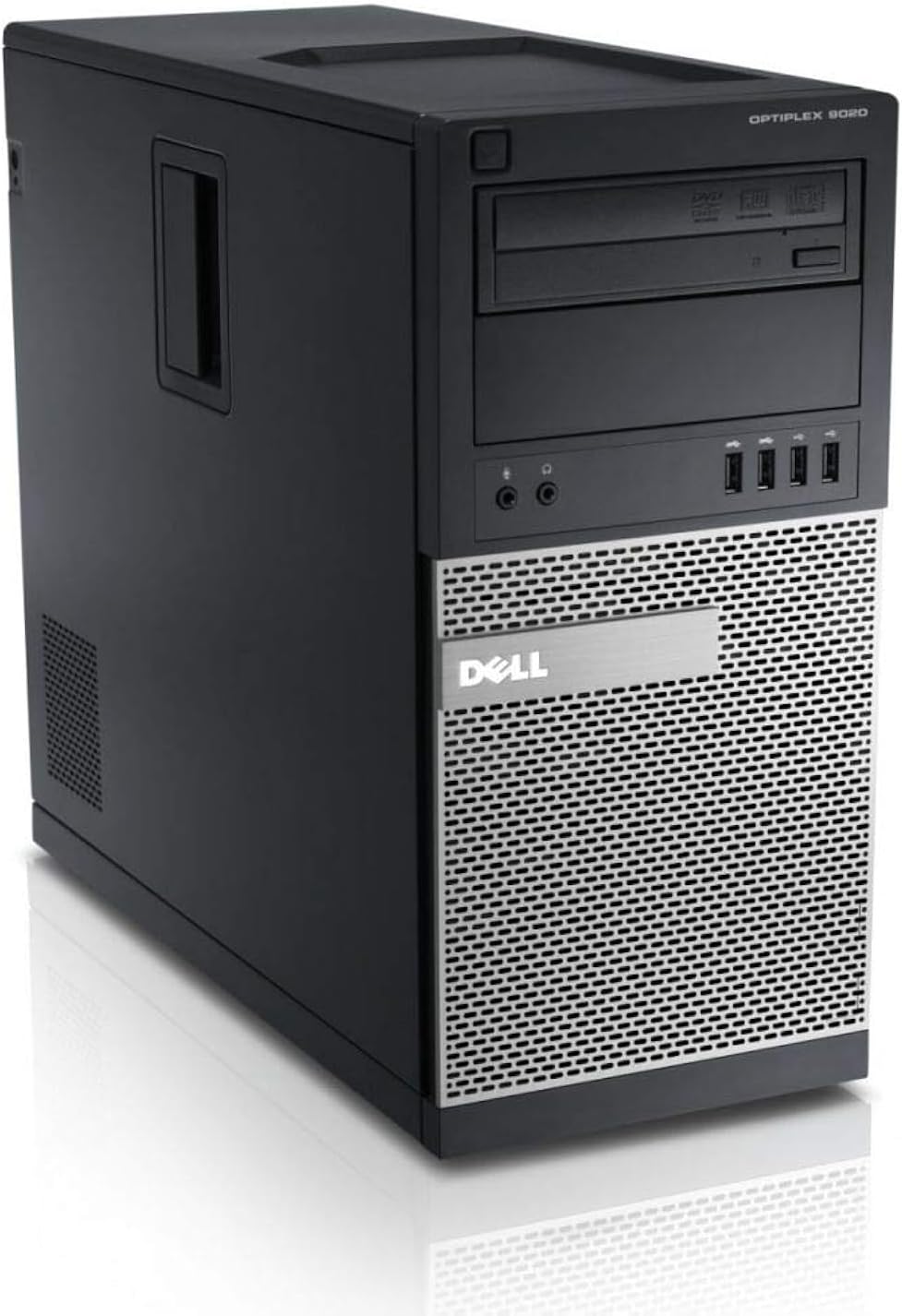 Dell Optiplex 9020 MT Tower PC, Intel Core i7-6700, 500 GB HDD, 4 GB RAM, Intel HD Graphics, DOS - Black