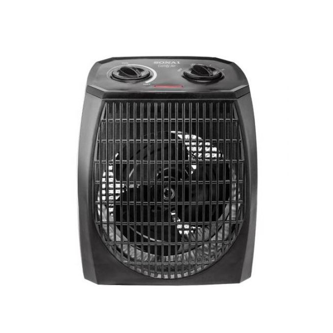Sonai Comfy Air Electric Fan Heater, 2000W, Black - MAR-909