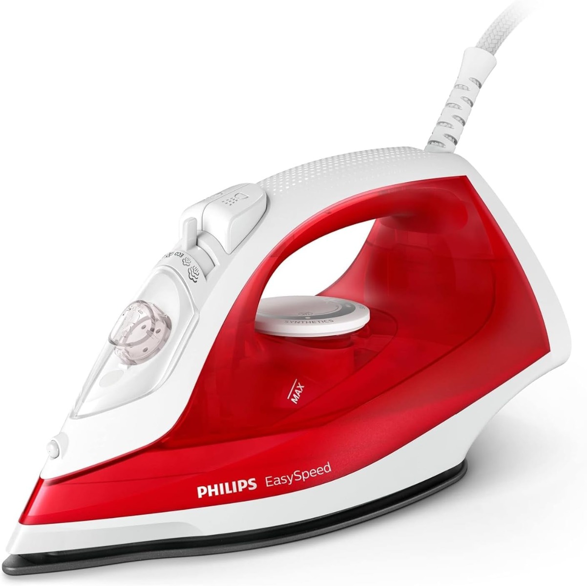 Philips EasySpeed Steam Iron, 220 ml, 2000 Watt, Red- GC1742-46