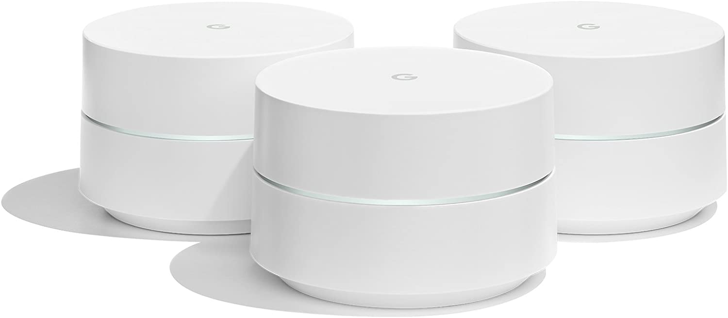 Google WiFi System, 3 Pack, White - NLS-1304-25