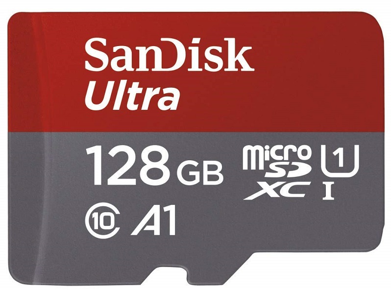Sandisk Ultra Micro SD Card Class 10, 128GB - SDSQUNS-128G-GN6TA