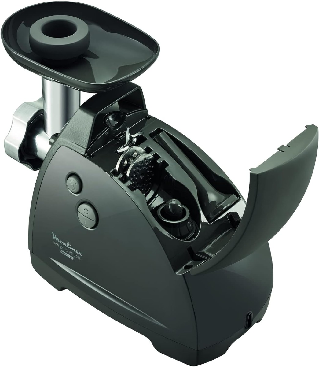 Moulinex HV8 Plus 4 in 1 Electric Meat Mincer, 2000 Watt, Dark Grey ...