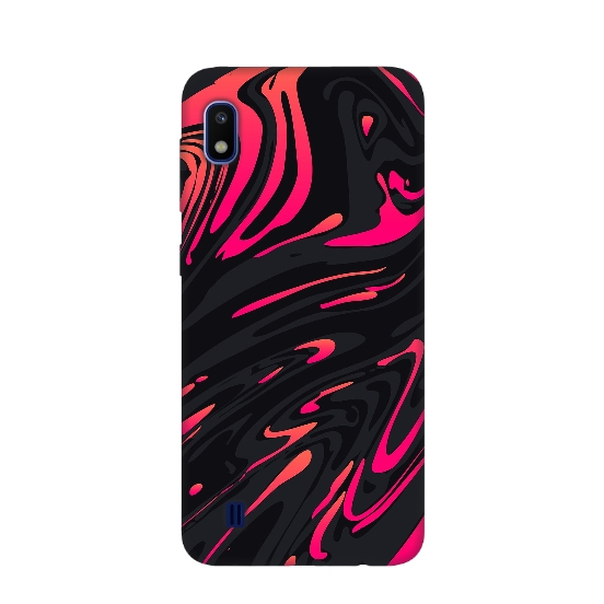 Red Fume Printed Silicone Back Cover for Samsung Galaxy A10