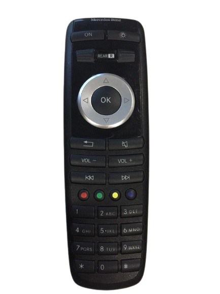 Mercedes GL ML Class Rear DVD Remote Control, Black - A2218703889