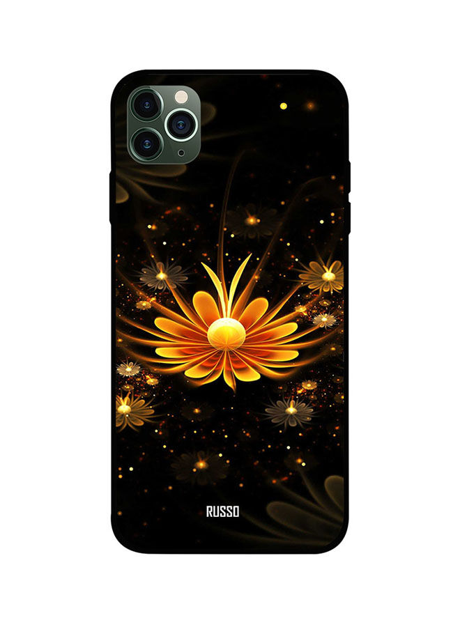 Glowing Flower Art Printed Back Cover for Apple iPhone 11 Pro