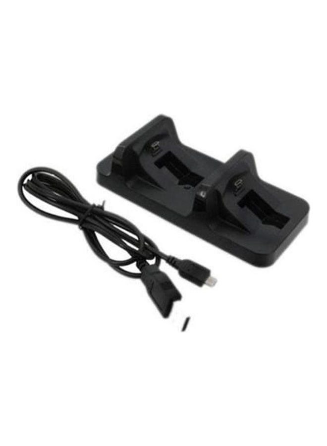 Dobe Dual Charging Dock For PS4 Wireless Controllers - Black