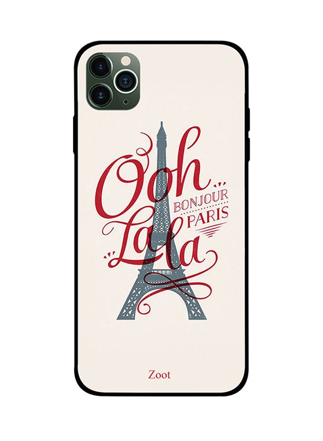 Bonjour Paris Printed Back Cover for Apple iPhone 11 Pro