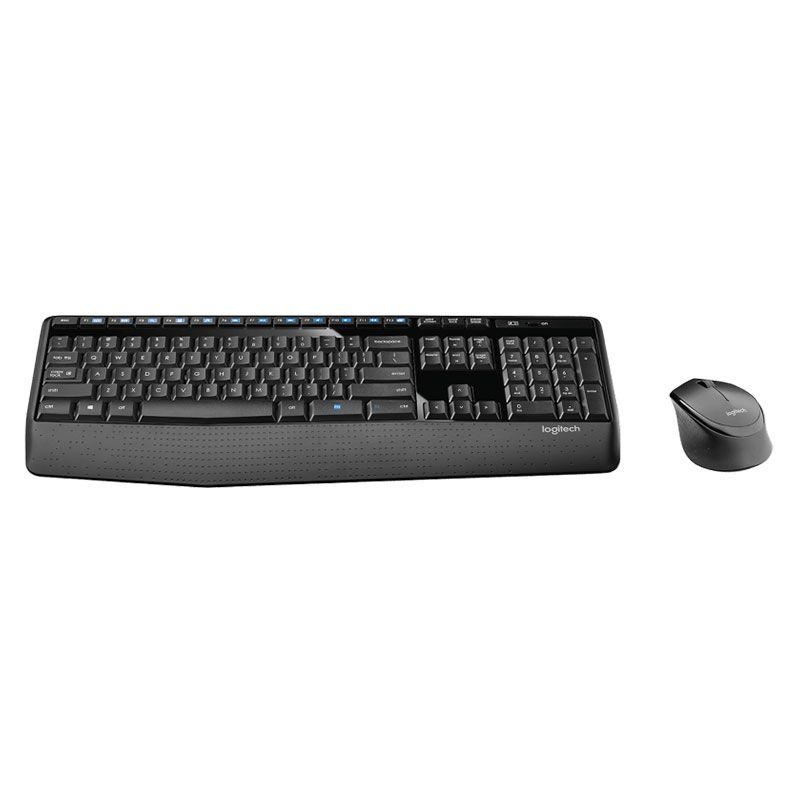 Logitech MK345 Wireless Keyboard and Mouse- Black