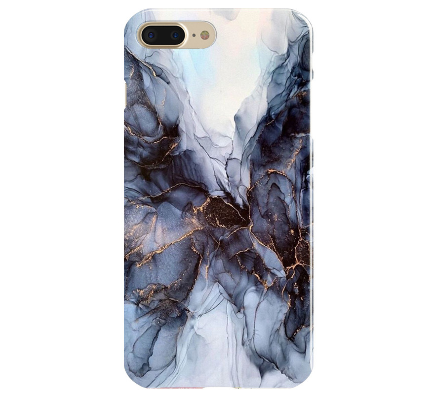 Covery Blue Marble Pattern Back Cover for Apple Iphone 8 Plus