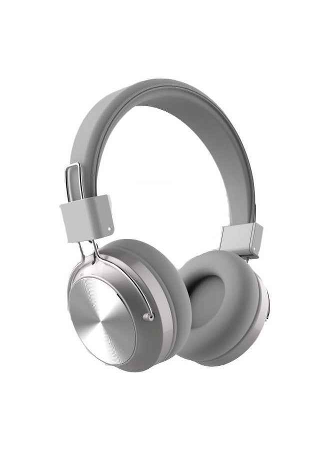 Sodo Bluetooth Over Ear Headphone With Built-in Microphone, Grey - SD-1001-S