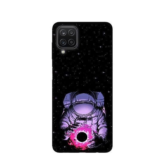 Astronaut Magic Printed Back Cover for Samsung Galaxy A12
