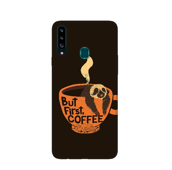 But First Coffee Silicone Printed Protective Cover For Samsung A20s