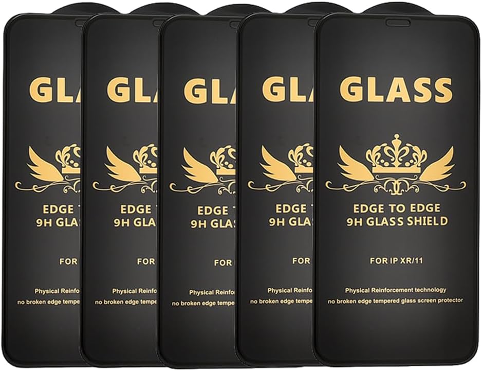 G-Power 5 Pack Glass Screen Protector for Apple iPhone 11