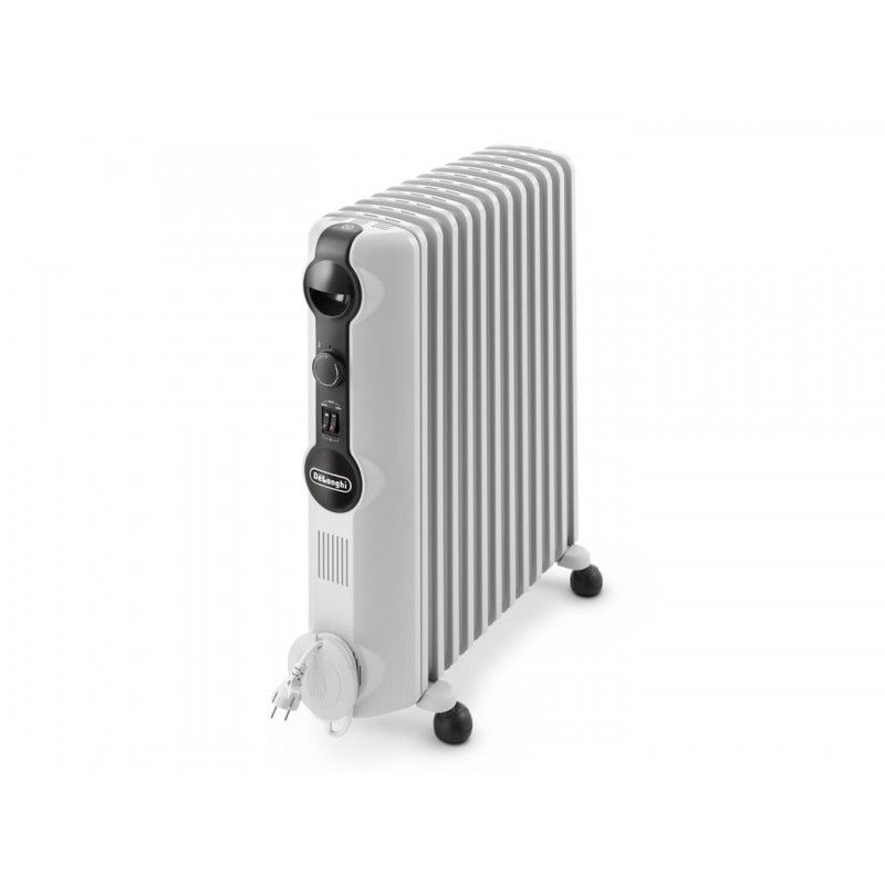 Delonghi Oil Heater, 12 Fins, 2500 Watts, White  - TRRS1225