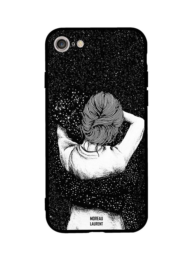 Moreau Laurent TPU Girl Pattern Back Cover For IPhone SE