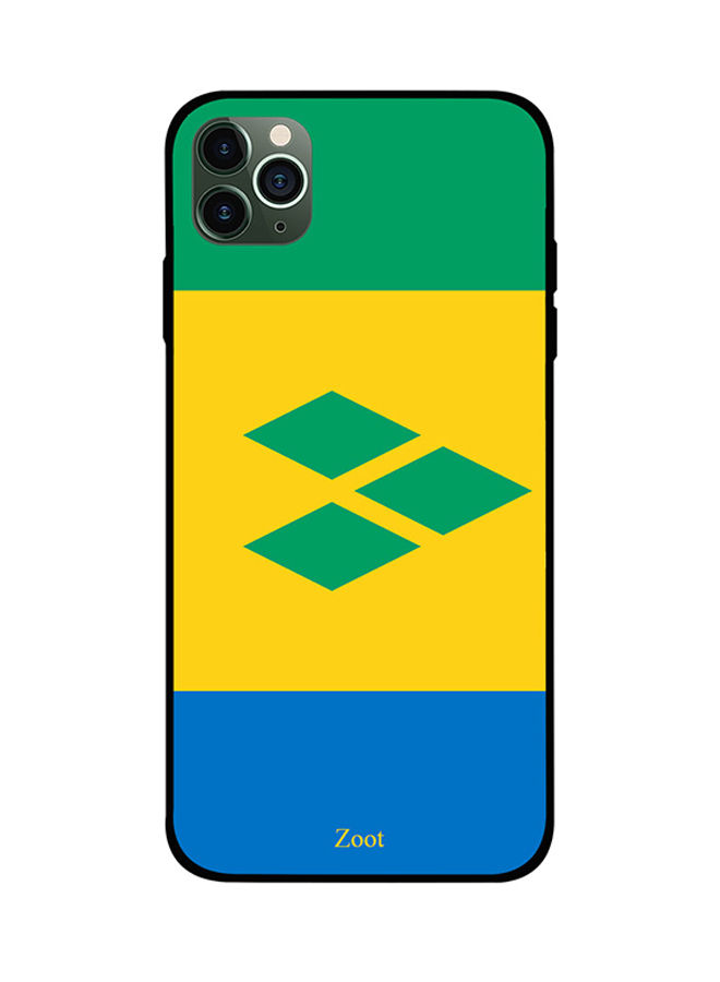 Saint Vincent Flag Printed Back Cover for Apple iPhone 11 Pro