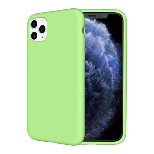 Stratg Silicone Back Cover for Apple iPhone 11 Pro - Light Green