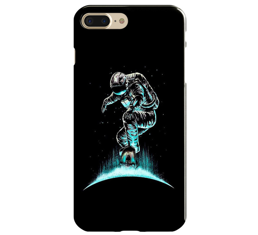 Covery Landing Space Man Pattern Back Cover for Apple Iphone 8 Plus