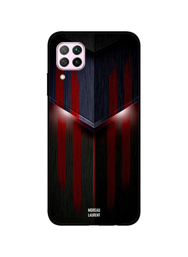 Moreau Laurent Red and Black Lighting Pattern Printed Back Cover for Huawei Nova 7i
