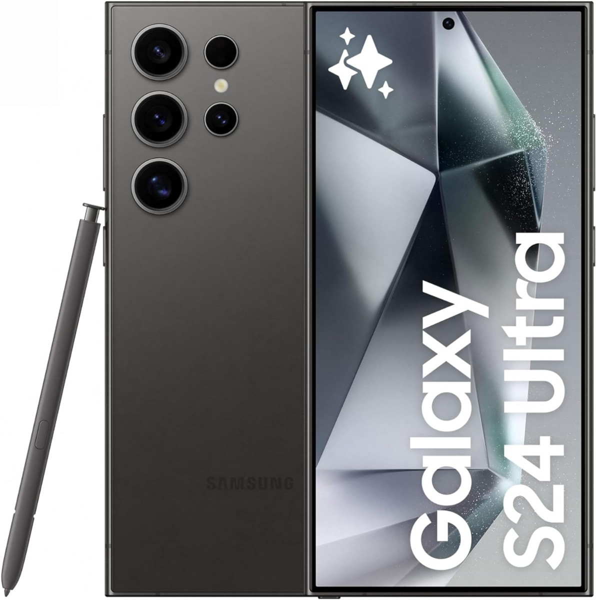 سامسونج جالكسي S24 الترا بشريحتين، سعة 512 جيجا، رام 12 جيجا، شبكة 4G LTE -  اسود تيتانيوم