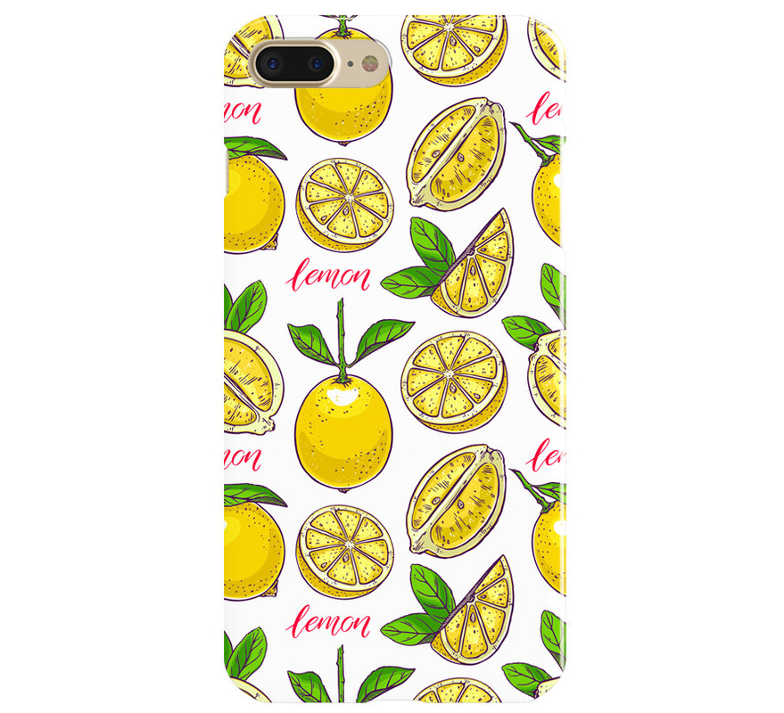 Covery Lemon Pattern Back Cover for Apple Iphone 8 Plus