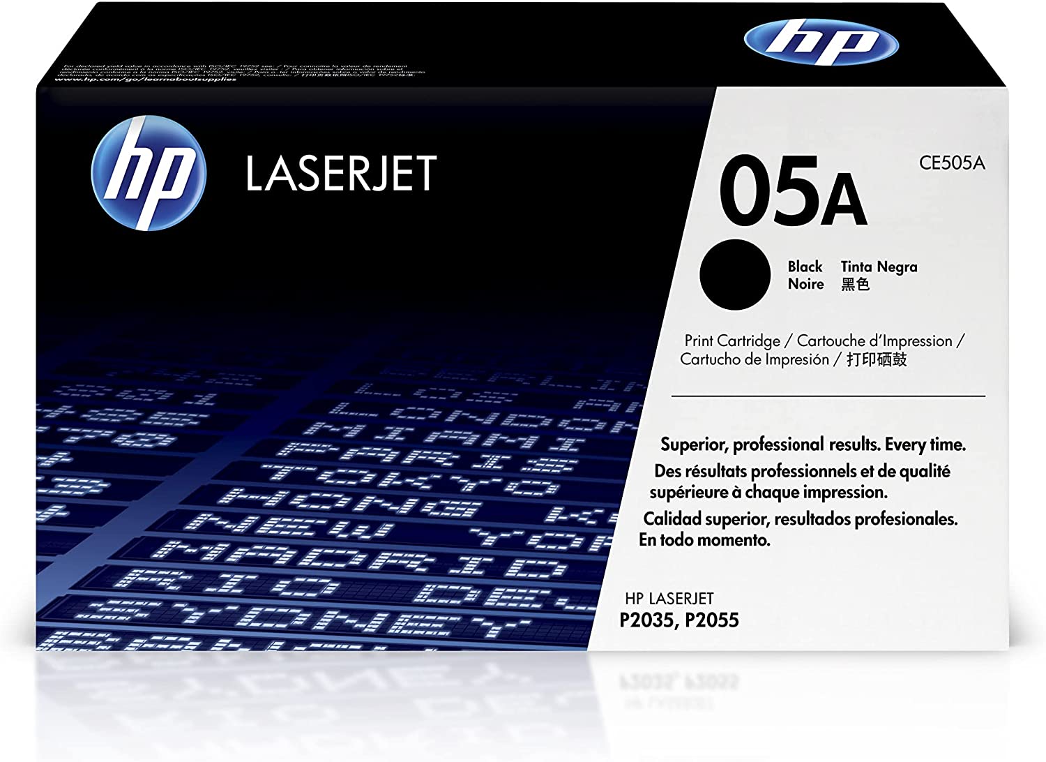 HP LaserJet Ink Cartridge, Black - CE505A