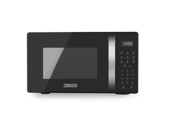 Zanussi Digital Microwave Oven, 23 Liters, 800 Watts, Black and Silver - ZMM23M38GB