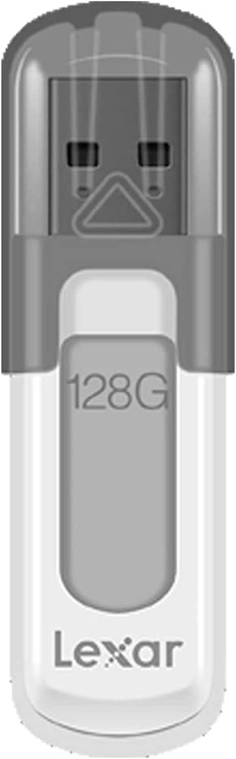 فلاش درايف USB3.0 ليكسار جامب درايف V100، سعة 128 جيجا، فضي - LJDV100-128ABNL