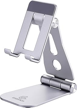 EASYNCH Aluminum Mobile Stand, Silver - EA-112