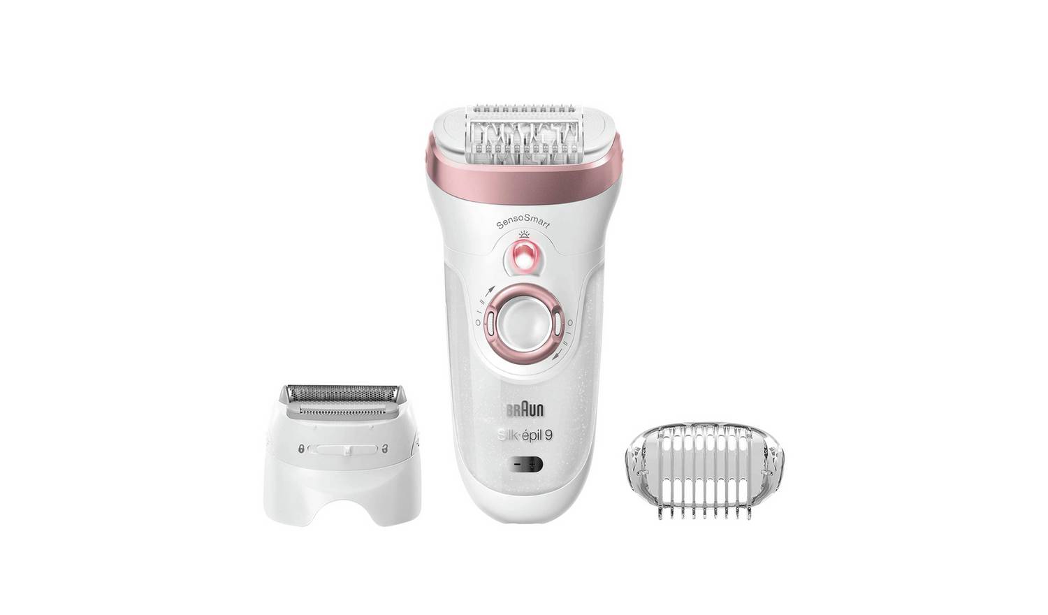 Braun Silk-epil 9 Wet & Dry Epilator for Women, White - SES9-720