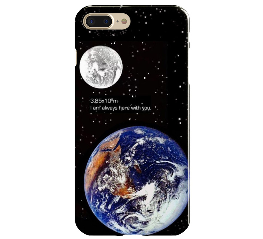 Covery Earth Pattern Back Cover for Apple Iphone 8 Plus
