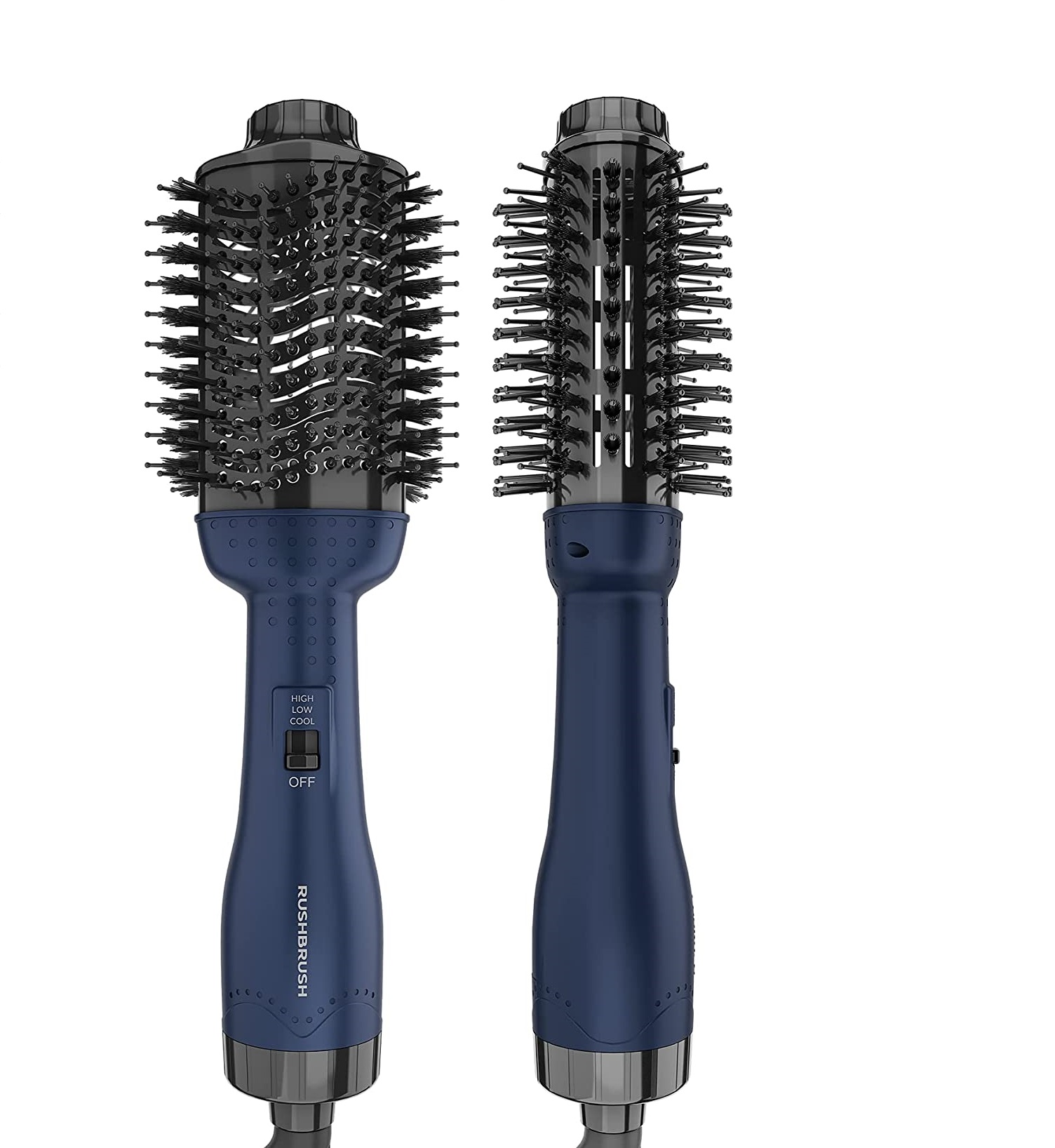 Rush Brush V2 Pro Hair Straightener Brush 1300 Watt Navy Blue Best price in Egypt B.TECH