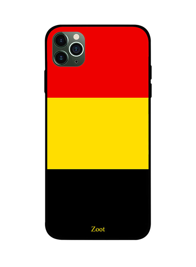 جراب ظهر بطبعة علم بلجيكا لابل ايفون 11 برو