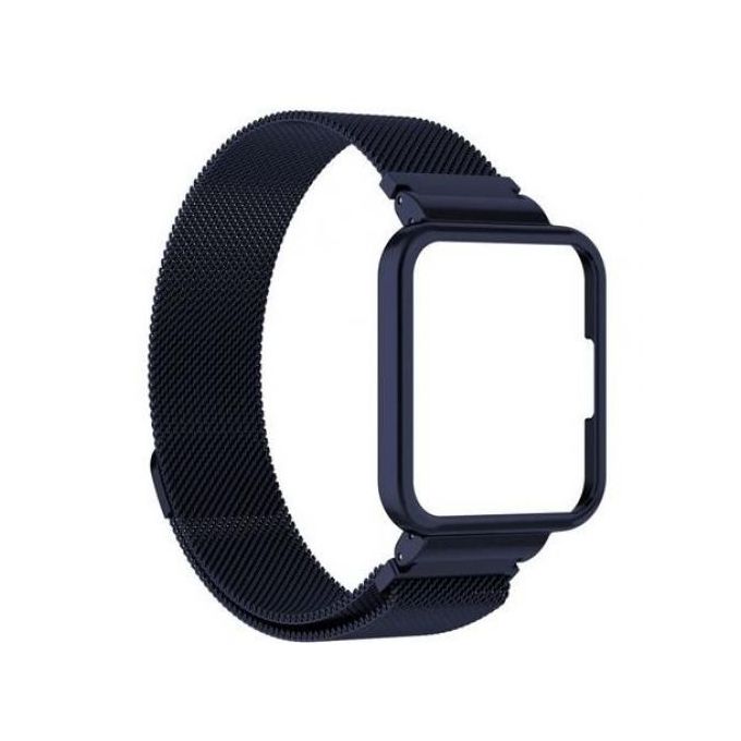 Stainless Steel Smart Watch Strap for Xiaomi mi 2 Lite, mi Watch 2 - Navy