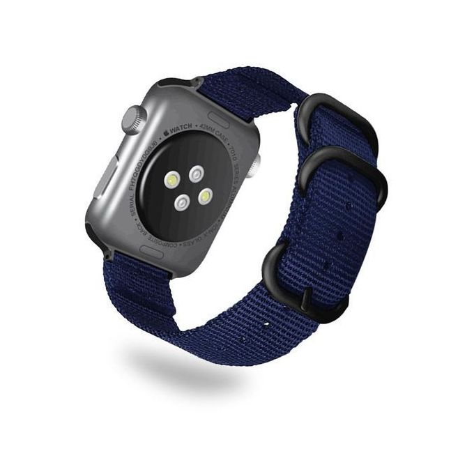Nylon Strap For Apple Watch Series 7, 45mm - Blue