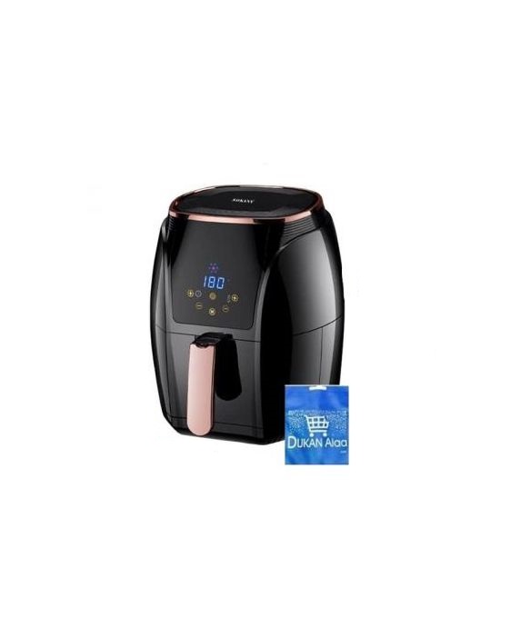 Sokany Digital Healthy Air Fryer, 1500 Watt, 5 Liters, Black - SE-3011 with Gift Bag