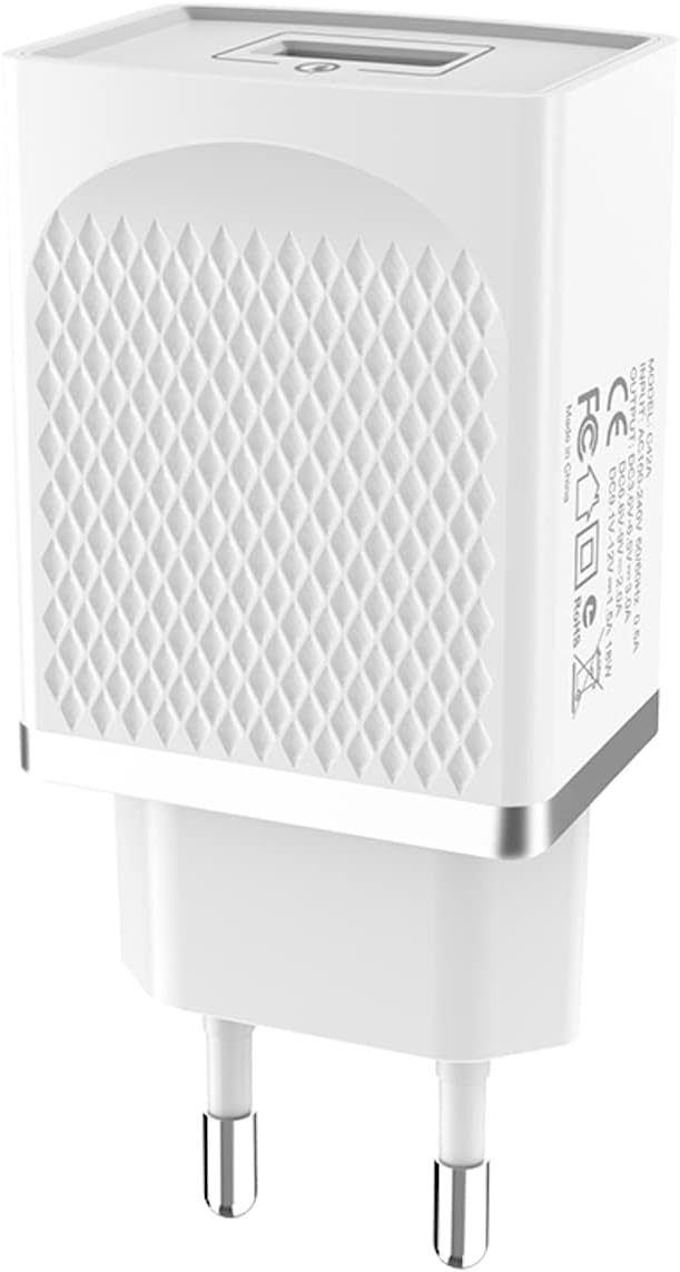 Hoco C42A Vast Power Single USB Port Wall Charger - White