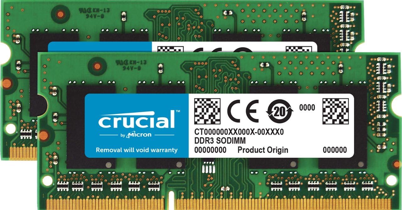 ذاكرة رام كروشال SODIMM DDR3 RAM، سعة 16 جيجا -CT204864BF160B