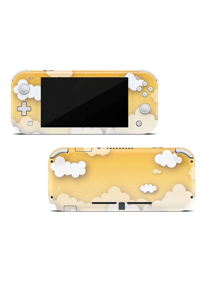 Yellow Clouds In The Sky Printed Console and Controller Sticker Set For Nintendo Switch Lite