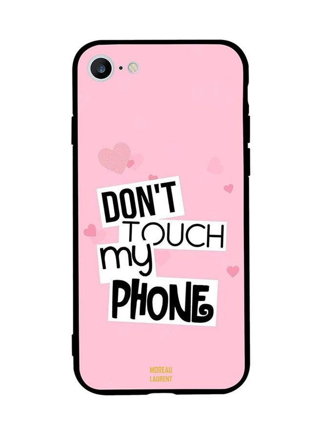 جراب ظهر بطبعة عبارة Don't Touch My Iphone لابل ايفون 6
